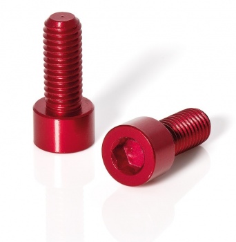 Skrutky pre košík na fľaše XLC BC-X02 (Red)