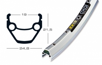 Ráfik 28" Exal ZX 19 (622-19/Silver)