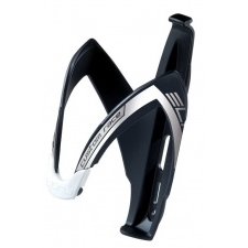 Košík na fľašu Elite Custom Race (Black matt&White)