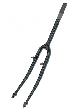 Vidlica predná pevná 26" TWN MTB Steel 1" (Black)