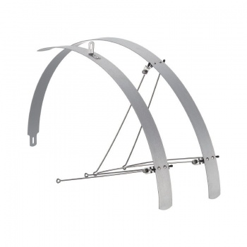 Sada blatníkov 28" BRN City Flat Alu (Silver)