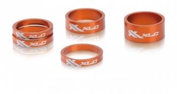 Set podložiek pod predstavec A-head 1 1/8" XLC AS-A02 (Orange)