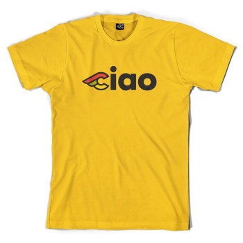 Tričko s krátkym rukávom Cinelli Ciao (Yellow)