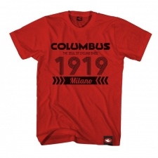Tričko s krátkym rukávom Cinelli Columbus 1919 (Red)