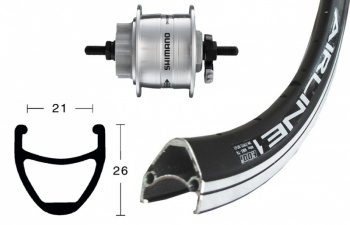 Koleso predné 28" Rodi Airliner 1 / Shimano DH-3D32 s dynamom (622-19)