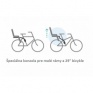Detská sedačka zadná Polisport Koolah 29" (Grey/Cream)