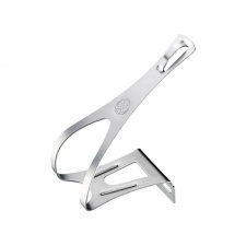 Pedálová klipsňa BRN Steel Toe Clips (Silver)