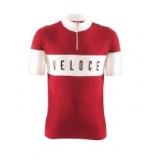 Retro dres s krátkym rukávom BRN Vintage Veloce (Red)