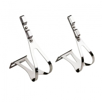 Pedálová klipsňa Cinelli Duo Steel Toe Clip (Silver)