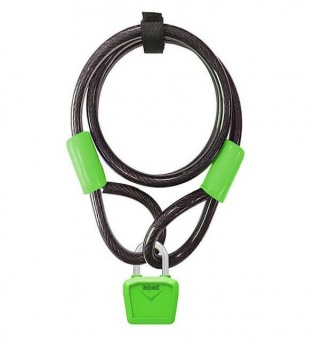 Zámok lankový OnGuard Neon Bull 8241 (Green)