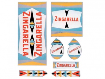 Nálepky na rám bicykla BRN Vintage Zingarella