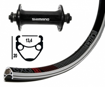 Predné koleso 28" EXAL XR1 / Shimano Tiagra (QR/Black)