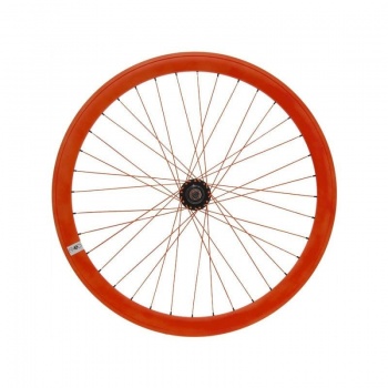 Zadné koleso 28" BRN Fixed (Orange Fluo)