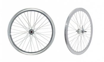 Set kolies 28" BRN Fixed Coaster (Silver)
