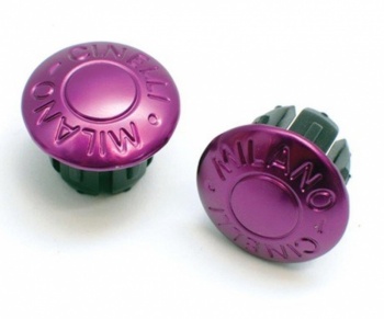 Zátky na riadidlá Cinelli Anodized Bar Plug (Violet)