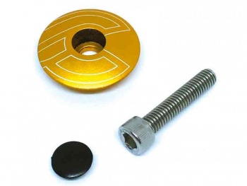 Zátka hlavového zloženia A-head 1 1/8" Cinelli Top Cap (Gold)