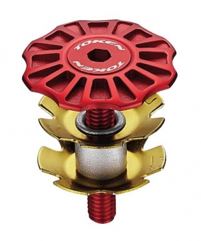 Zátka hlavového zloženia A-head 1 1/8" Token Arsenal Top Cap TK291 (Red)