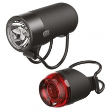 Osvetlenie predné a zadné Knog Plug Twinpack (Black)