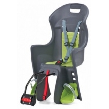 Detská sedačka zadná Polisport Boodie FF (Grey/Green)