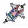 Náboj zadný 3 st. Sturmey Archer CS-RF3 (Silver)