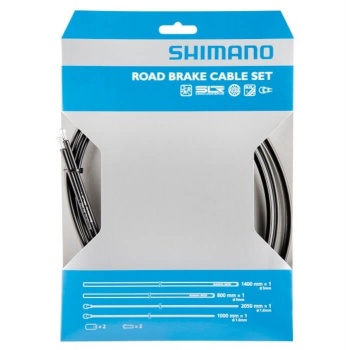 Sada brzdového lanka a bowdenu Shimano Road Brake Cable Set (Black)