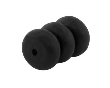 Gumové krúžky na lanko Force (Black)