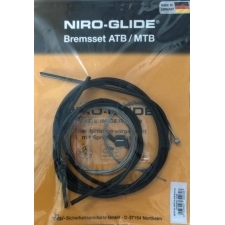 Sada brzdového lanka a bowdenu Niro-Glide MTB Brake Cable Set (Black)