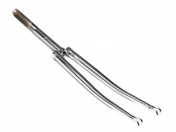 Vidlica predná pevná 28" BLB Flat Crown Chrome