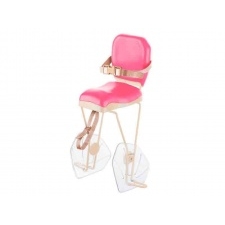 Detská sedačka zadná BRN Hello Junior (Cream/Pink)