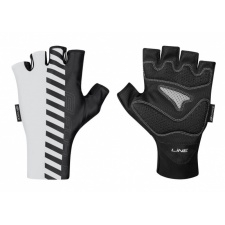 Cyklorukavice Force Line (Black/White)