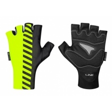 Cyklorukavice Force Line (Fluo Yellow/White)