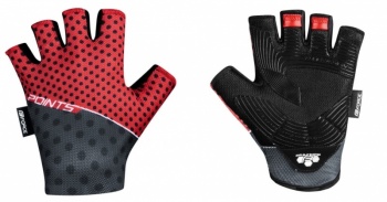 Cyklorukavice Force Points (Black/Red)