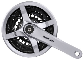 Kľuka MTB 3x 6/7/8 Shimano Tourney FC-T501-244 (Silver)