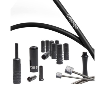 Sada radiaceho lanka a bowdenu Capgo BL Shift Set "Long" for Shimano/Sram MTB & ATB/Road (Black)