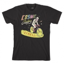Tričko s krátkym rukávom Cinelli Sergio Mora "Cosmic Rider" (Black)