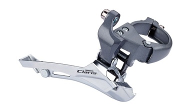 Presmykovač cestný 2 st. Shimano Claris FD-R2000-B
