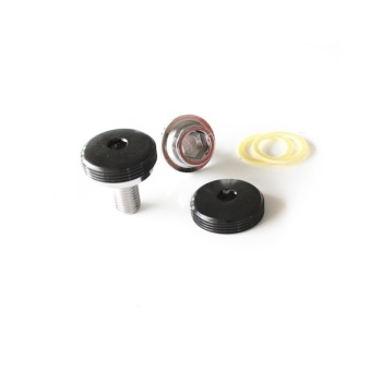 Prachovka kľuky TWN Crank Dust Caps (Black)