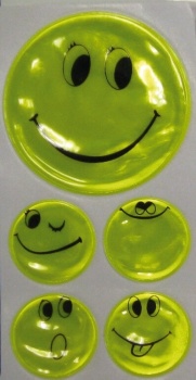 Reflexné nálepky TWN Smiley Sticker Set (Yellow)