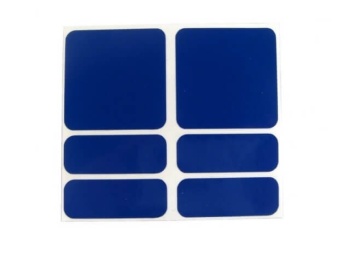 Reflexné nálepky Shaman Racing Reflective Stickers (Blue)