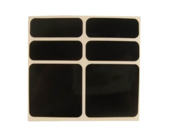 Reflexné nálepky Shaman Racing Reflective Stickers (Black)