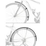 Sada blatníkov 28" Force Aluflex 36 XLong (Black)