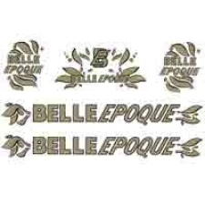 Nálepky na rám bicykla BRN Bici Adhesivo Belle Epoque (Gold)