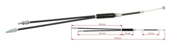 Sada brzdového lanka a bowdenu Force BMX Rotor (Black)
