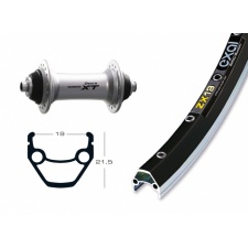 Predné koleso 28" EXAL ZX 19 / Shimano Deore