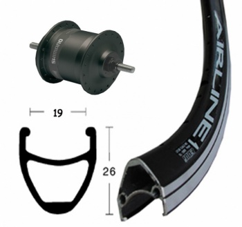 Koleso predné 28" Rodi Airliner 1 / Shimano DH 3N20 s dynamom