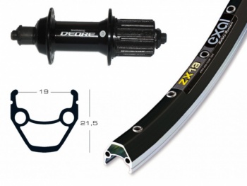 Zadné koleso 26" EXAL ZX 19 / Shimano Deore