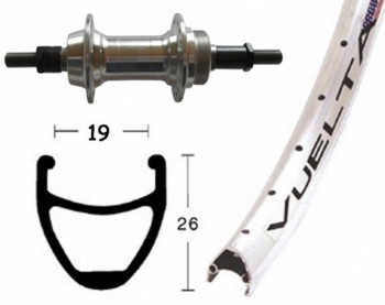 Koleso zadné 28" Rodi Airliner 1 / AL náboj