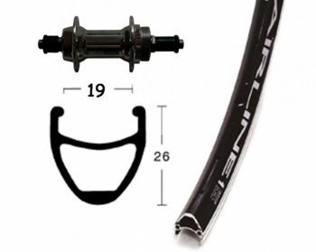 Koleso zadné 28" Rodi Airliner 1 / AL náboj