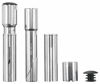 A-Head adaptér 1" a 1 1/8" Ergotec (Silver)