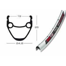 Ráfik 28" Exal XP 19 (622-19)